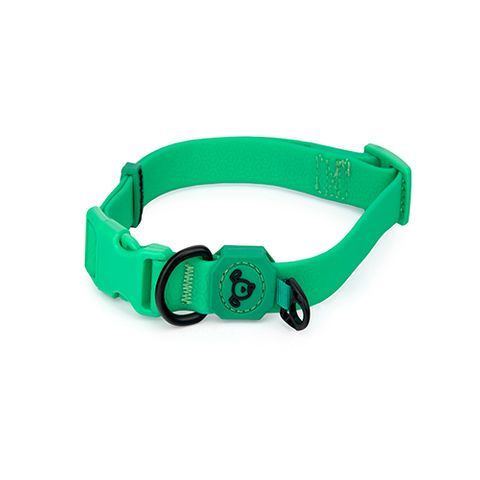DOG COLLAR WATERPROOF - MED (34-49CM) - MINT GREEN