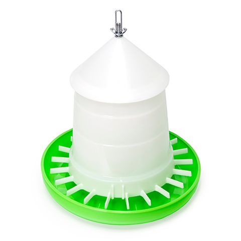 Suspension Poultry Feeder With Lid