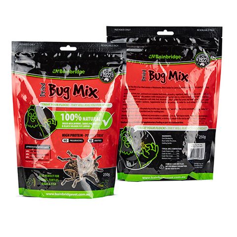 DRIED MEALWORM & BUG MIX - 250G