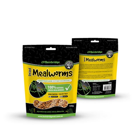 DRIED MEALWORMS 250G