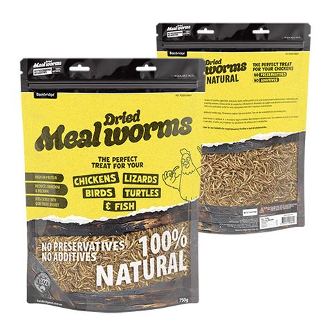 DRIED MEALWORMS 750G
