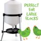 POULTRY PLASTIC TRIPOD DRINKER - 30 LITRE