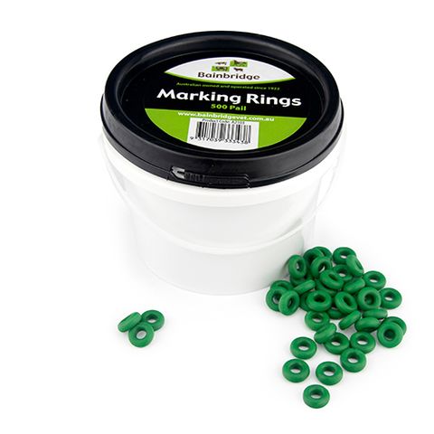 BAIN 500 PAIL MARKING RINGS GREEN