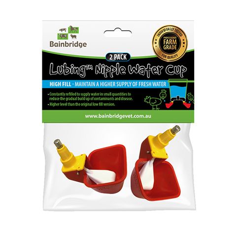NIPPLE LUBING CUP - HIGH FILL 2 PACK