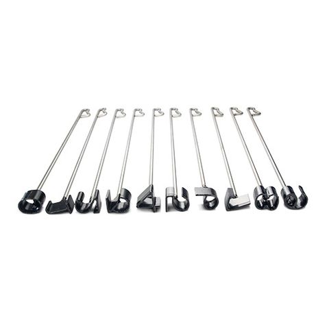 BRANDING IRON S/S NUMBER 0-9 SET - 2 INCH