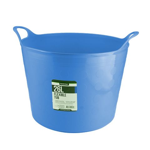 FLEXIBLE TUB 26 LITRE BLUE