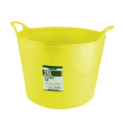 FLEXIBLE TUB 26 LITRE YELLOW