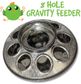 FEEDER 1KG GALV. BASE W/GLASS MASON TOP