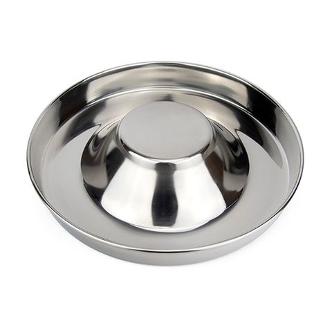 STAINLESS STEEL PUPPY SAUCER BOWL 28CM