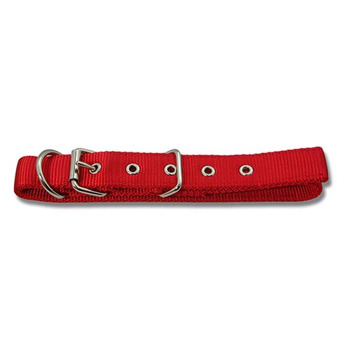 DOG COLLAR WEB 50CM RED