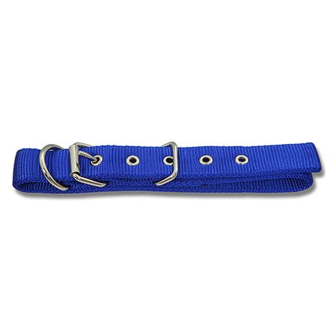 DOG COLLAR WEB 55CM BLUE