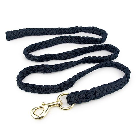 BAINBRIDGE ROPE LEAD WITH BRASS SNAP 2M - BLUE