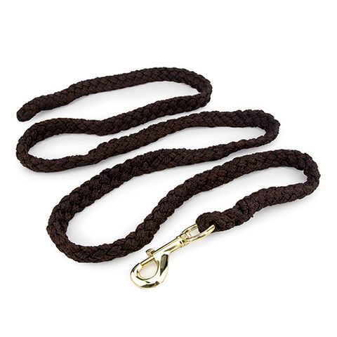 BAINBRIDGE ROPE LEAD WITH BRASS SNAP 2M - BROWN