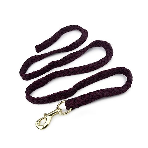 BAINBRIDGE ROPE LEAD WITH BRASS SNAP 2M - PURPLE