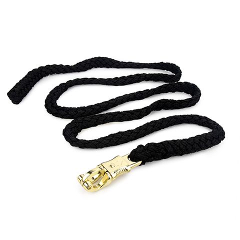 BAINBRIDGE ROPE LEAD WITH PANIC SNAP - 2M - BLACK