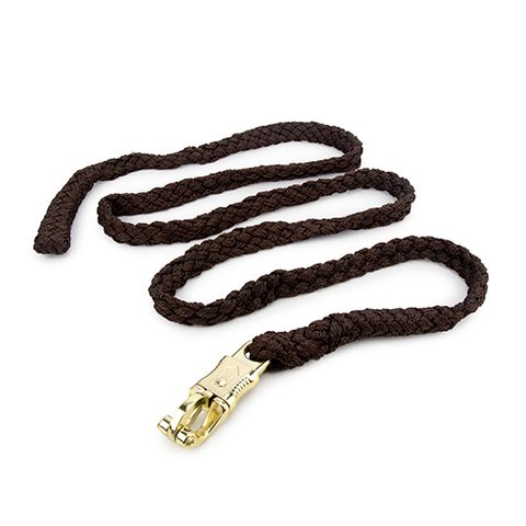 BAINBRIDGE ROPE LEAD WITH PANIC SNAP - 2M - BROWN