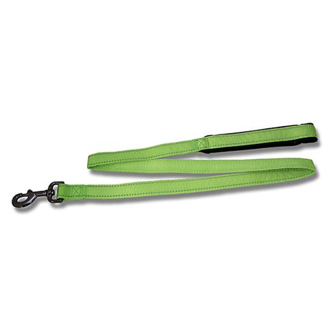 DOG LEAD REFLECTIVE 120CM X 25MM GREEN