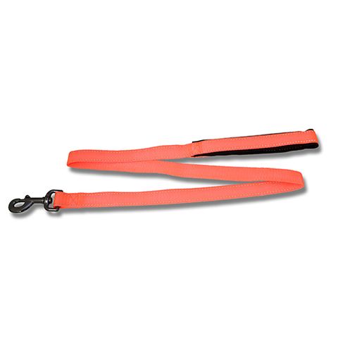 DOG LEAD REFLECTIVE 120CM X 25MM ORANGE