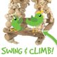 BIRD TOY - NATURALS - JAVA COCONUT SWING