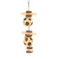 BIRD TOY - NATURALS - BALL LOG STACKER