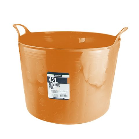 FLEXIBLE TUB 42 LITRE ORANGE