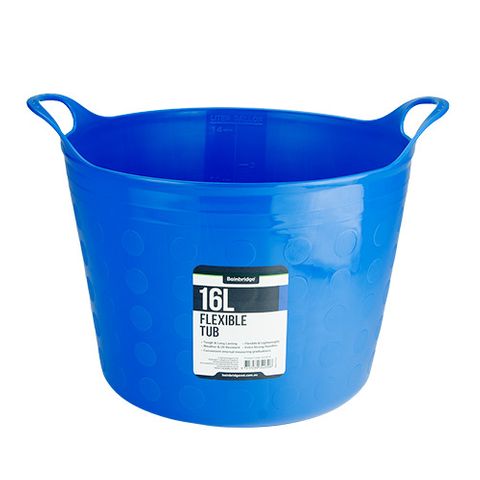 FLEXIBLE TUB 16 LITRE BLUE
