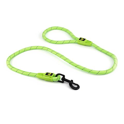 REFL ROPE LEASH W/ SNAPHOOK GREEN