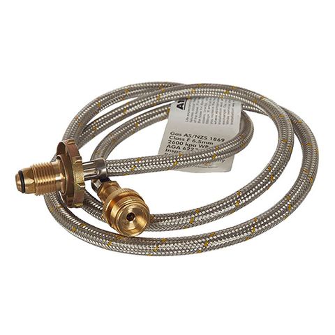 HOSE FOR WEED BURNER SS BRAIDED 1.5M