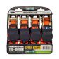 TIE DOWNS STRAPS - 4 PACK - 25MM x 4.5M