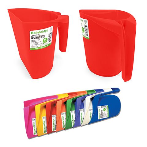 BAIN FEED SCOOP H/DUTY - 1LT - RED