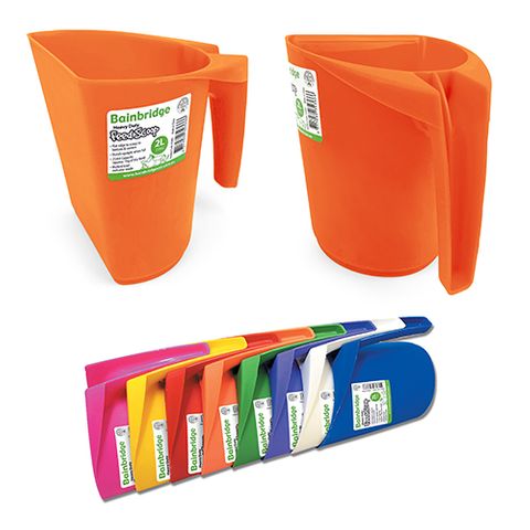 BAIN FEED SCOOP H/DUTY - 2LT - ORANGE