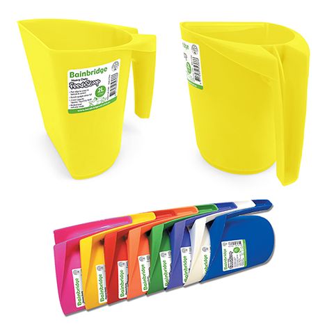 BAIN FEED SCOOP H/DUTY - 2LT - YELLOW