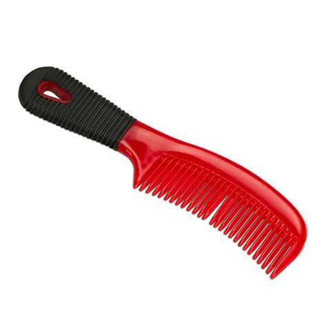PLASTIC MANE AND TAIL COMB - RED