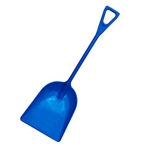 GRAIN/MULTI-PURPOSE SHOVEL - PLASTIC BLUE