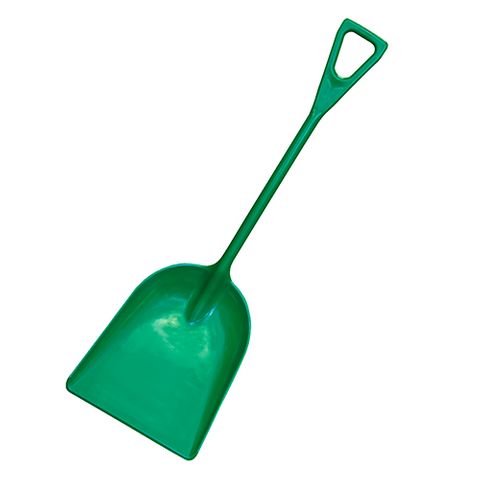 GRAIN/MULTI-PURPOSE SHOVEL - PLASTIC GREEN