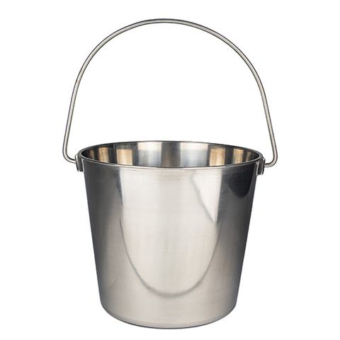 STAINLESS STEEL BUCKET - 6 LT