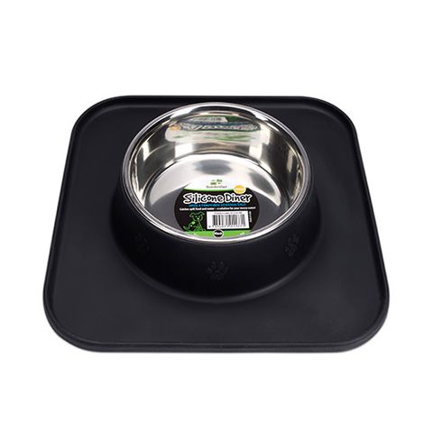 SILICONE DINER BOWL 540ML - BLACK