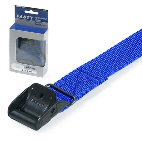 FASTY TRANSPORT STRAP BLUE 200CM (2 PK)