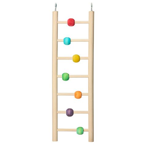 BIRD LADDER WITH BEADS - 7 STEP