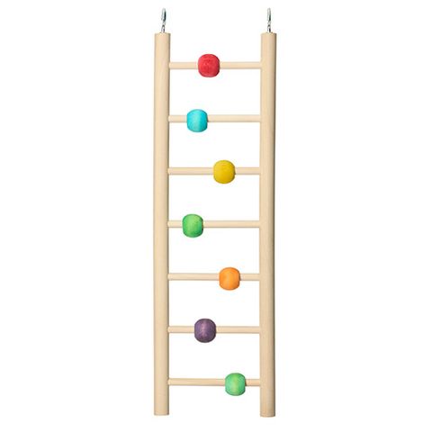 BIRD LADDER WITH BEADS - 7 STEP