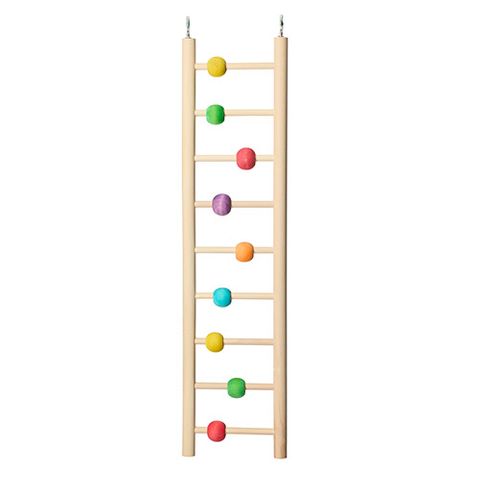 BIRD LADDER WITH BEADS - 9 STEP