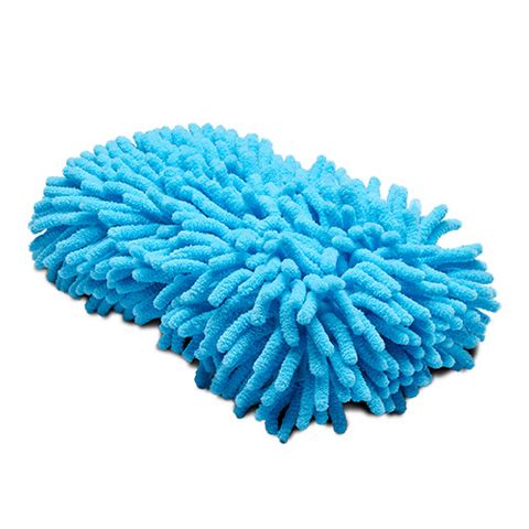 MICROFIBRE SPONGE WITH FINGERS - BLUE