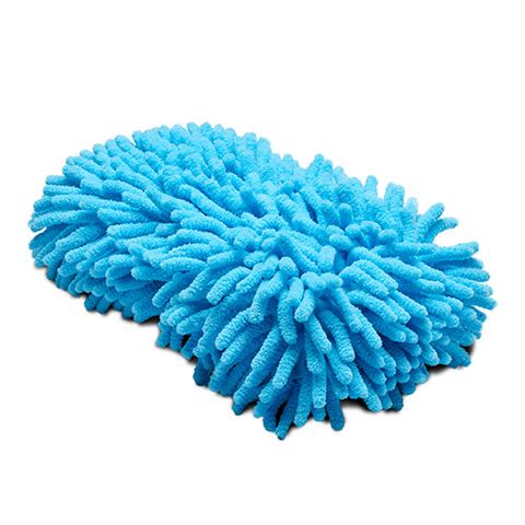 MICROFIBRE SPONGE WITH FINGERS - BLUE