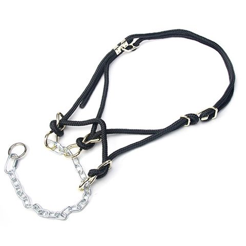 HACKAMORE HALTER COW - BLACK