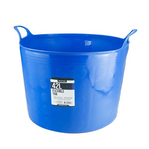 FLEXIBLE TUB 42 LITRE BLUE