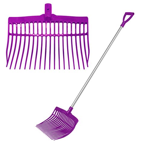 STABLE FORK PLASTIC PURPLE