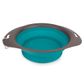 TRAVELLING BOWL COLLAPSIBLE - TEAL GREEN