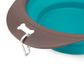 TRAVELLING BOWL COLLAPSIBLE - TEAL GREEN