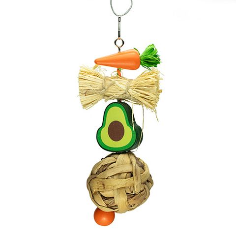 Bird/Small Animal Toy - Chew - Avocado