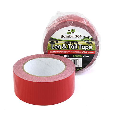 LEG & TAIL TAPE 25M RED